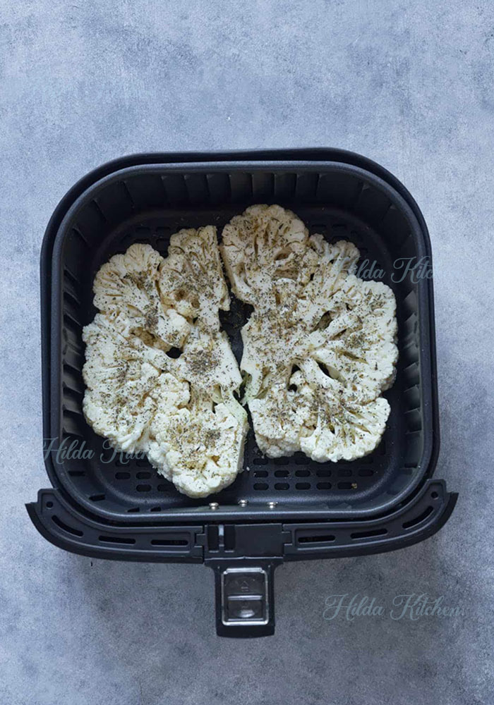 Air Fryer Cauliflower Parmesan