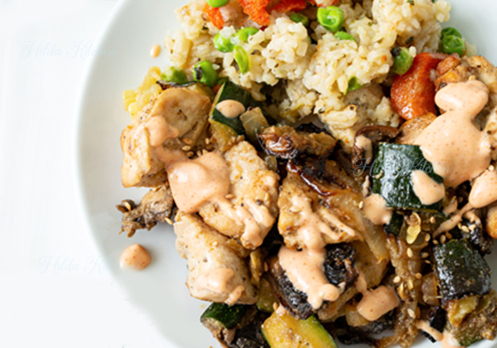 air fryer hibachi chicken