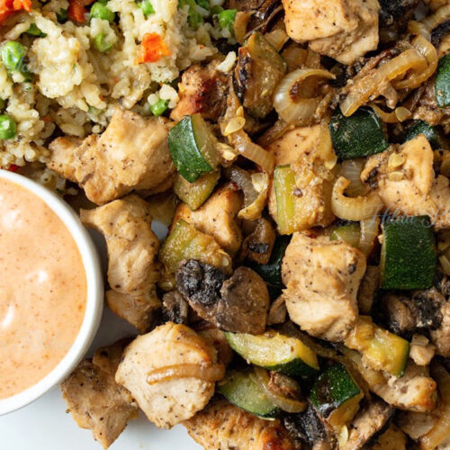 air fryer hibachi chicken