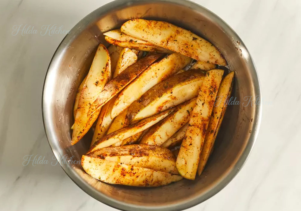 air fryer potato wedges
