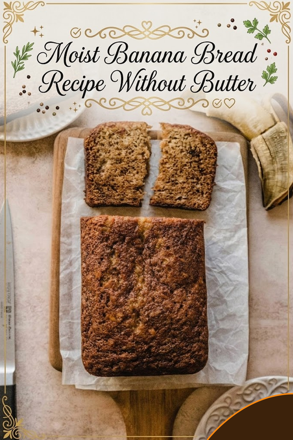 Moist Banana Bread Recipe Without Butter